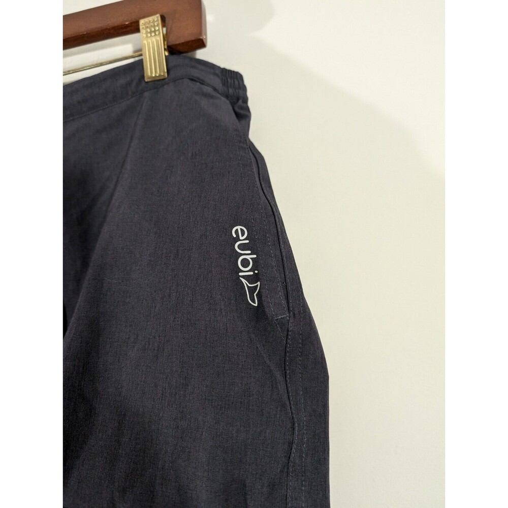 Eubi Shorts Men Sz L Charcoal Hybrid Outdoor Hiking Golf Performance - Picture 3 of 11